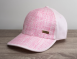 金標紙布棒球帽 (草莓粉)