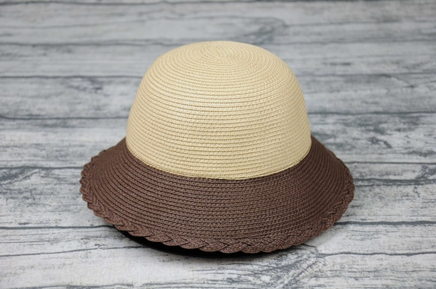 花邊淑女童帽 (自然咖)