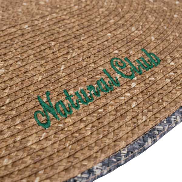 紙編帶餐墊 深自然