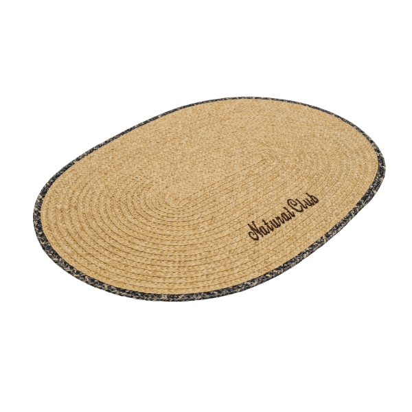 紙編帶餐墊 自然色