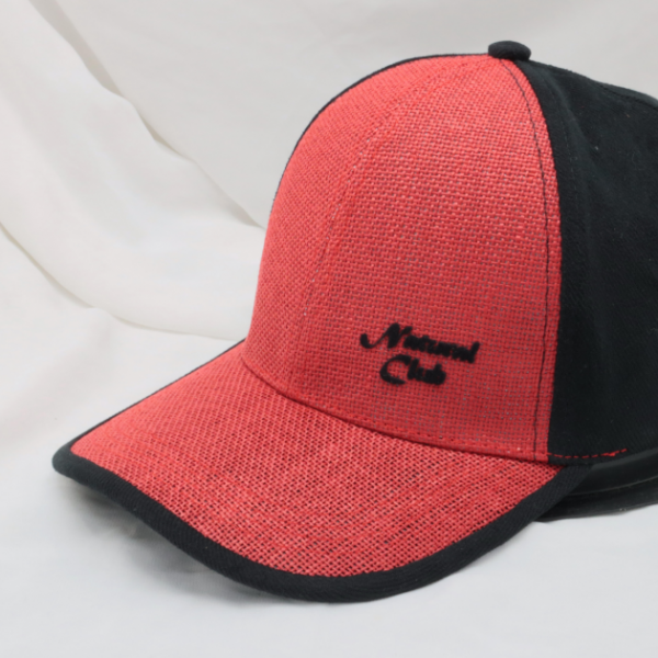 紙布棒球帽(炫紅)