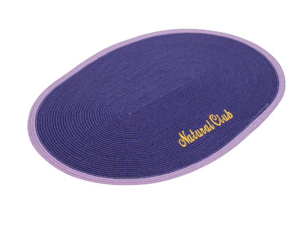 紙編帶餐墊 夢幻紫